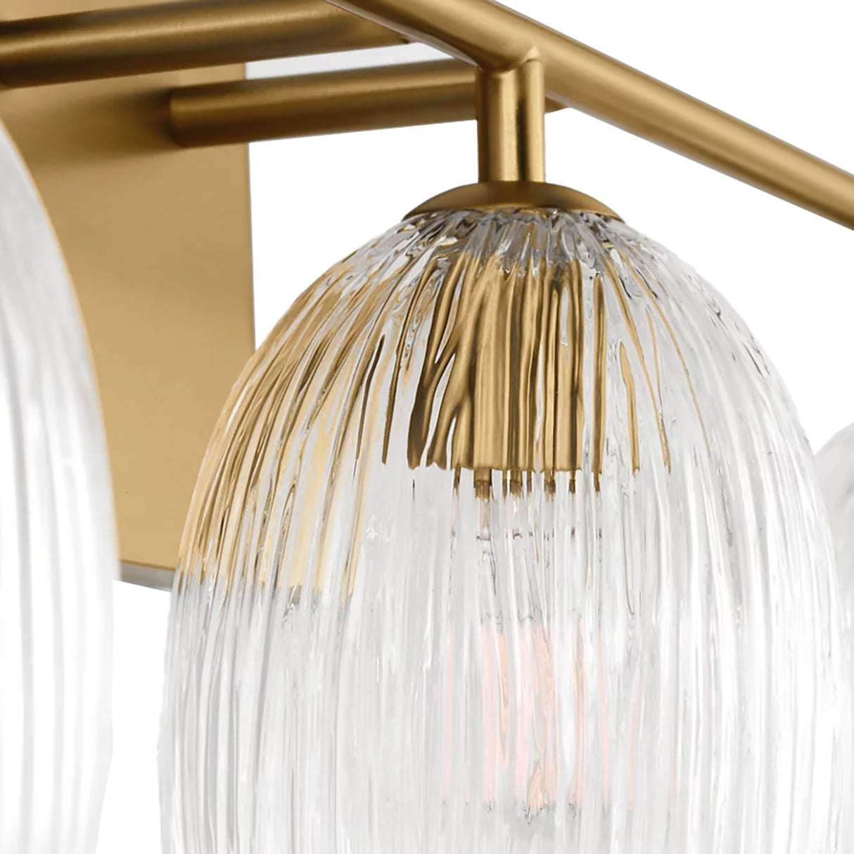 Fiora 3 Light Vanity 27", Modern Brass