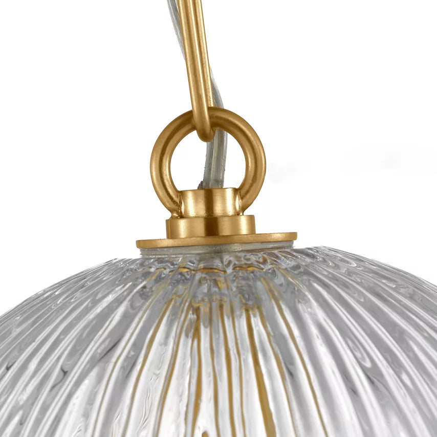Fiora Pendant Light 11", Modern Brass
