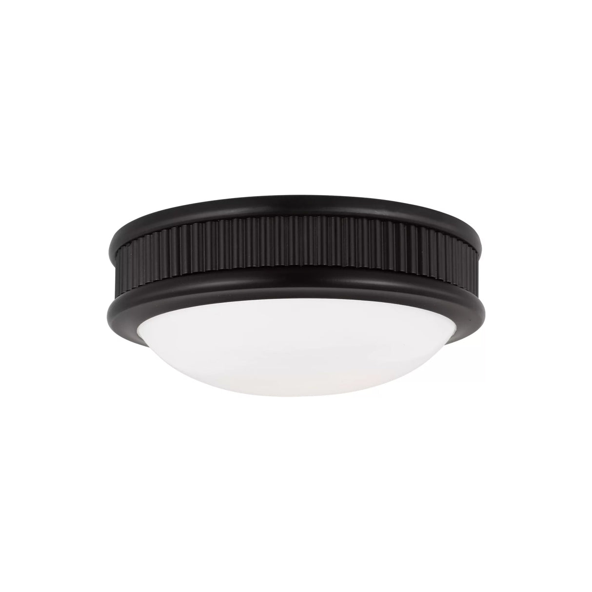 Bishop Small LED Flush Mount 8", Aged Iron