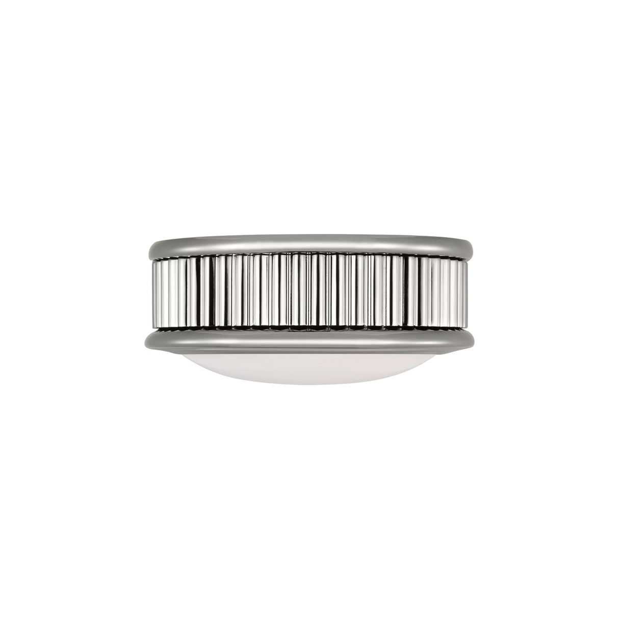 Bishop Extra Small LED Flush Mount 5", Polished Nickel