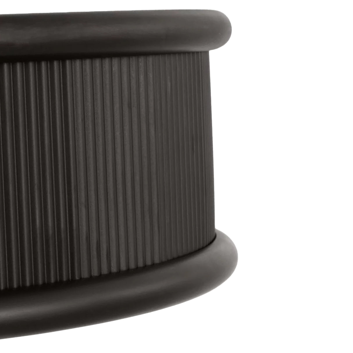 Bishop Large Flush Mount 18", Aged Iron