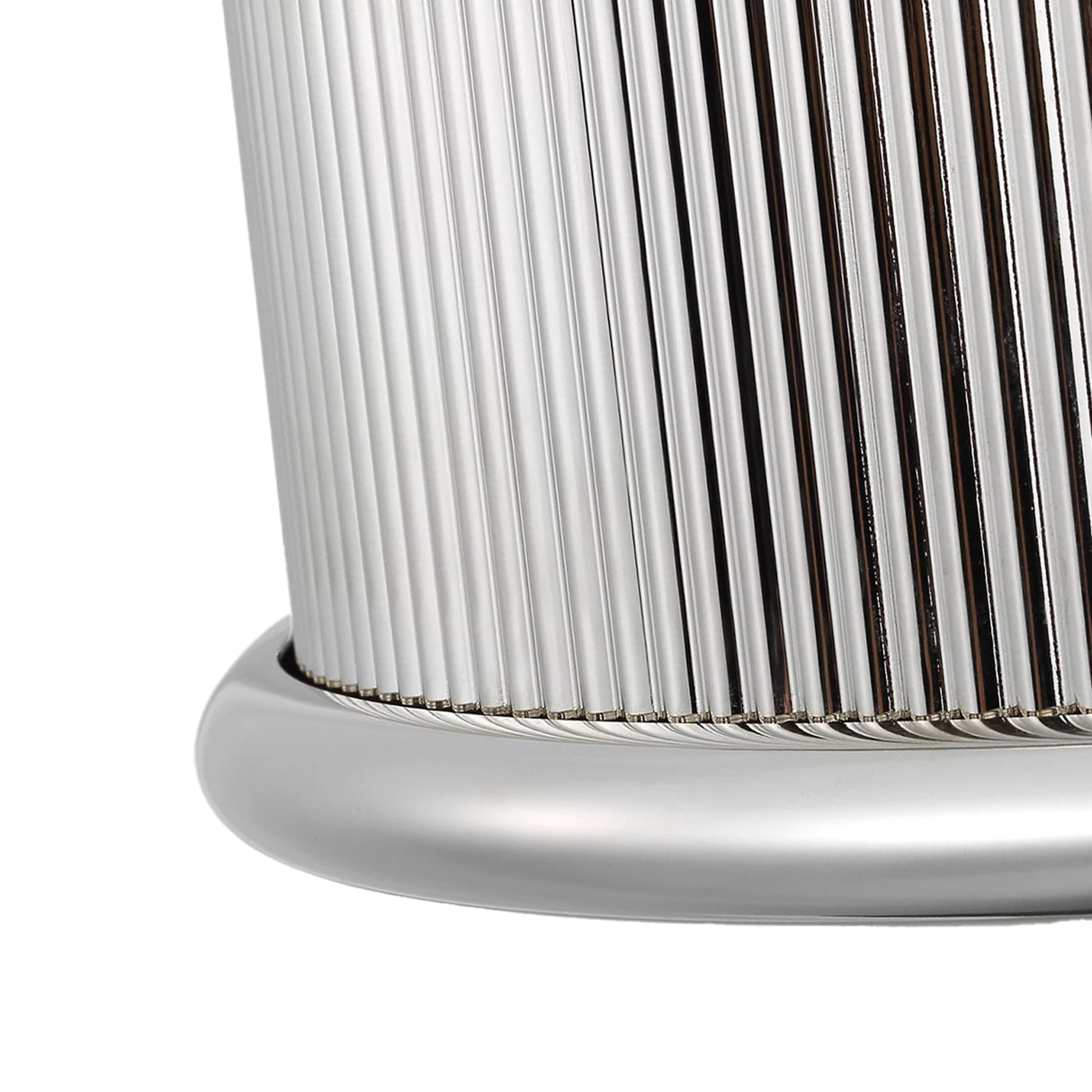 Bishop Medium Flush Mount 14", Polished Nickel