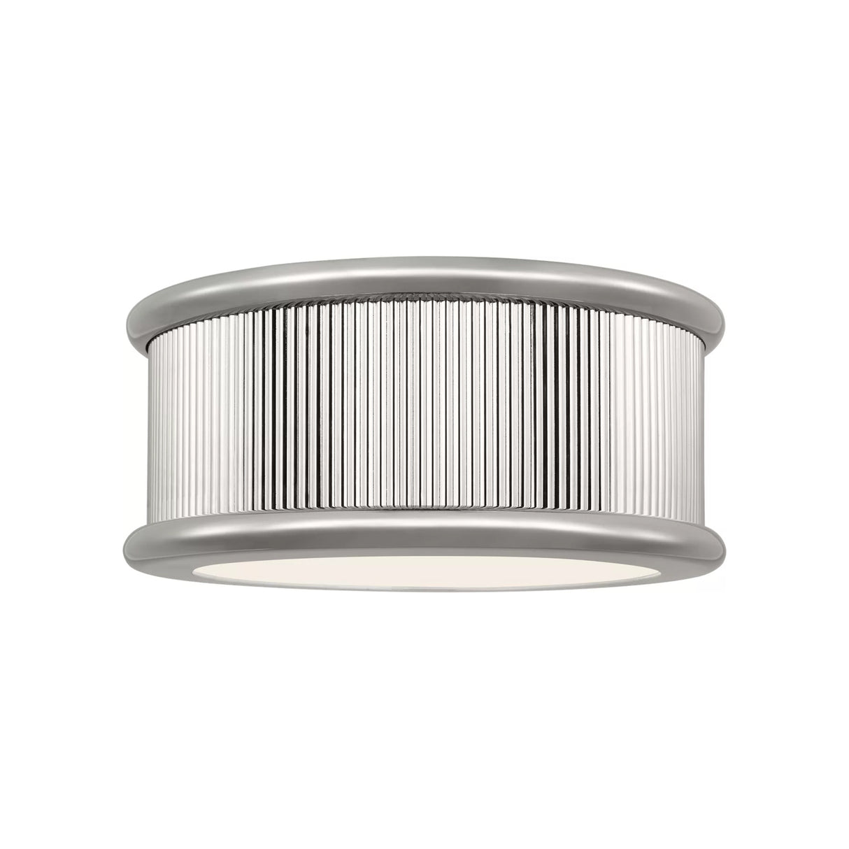 Bishop Medium Flush Mount 14", Polished Nickel