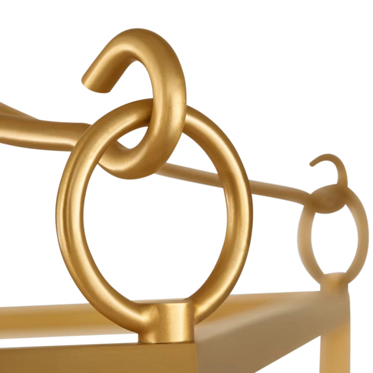 Cambria Medium Lantern Pendant 18", Modern Brass