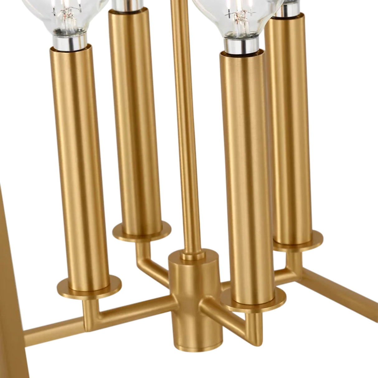 Cambria Medium Lantern Pendant 18", Modern Brass