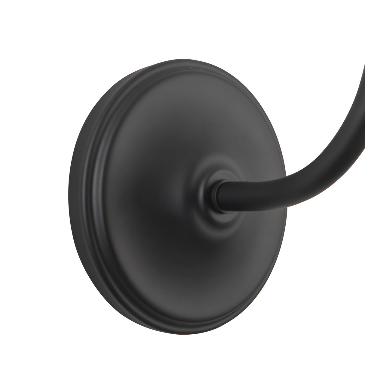 Jethro Wall Sconce 12", Travertine and Matte Black