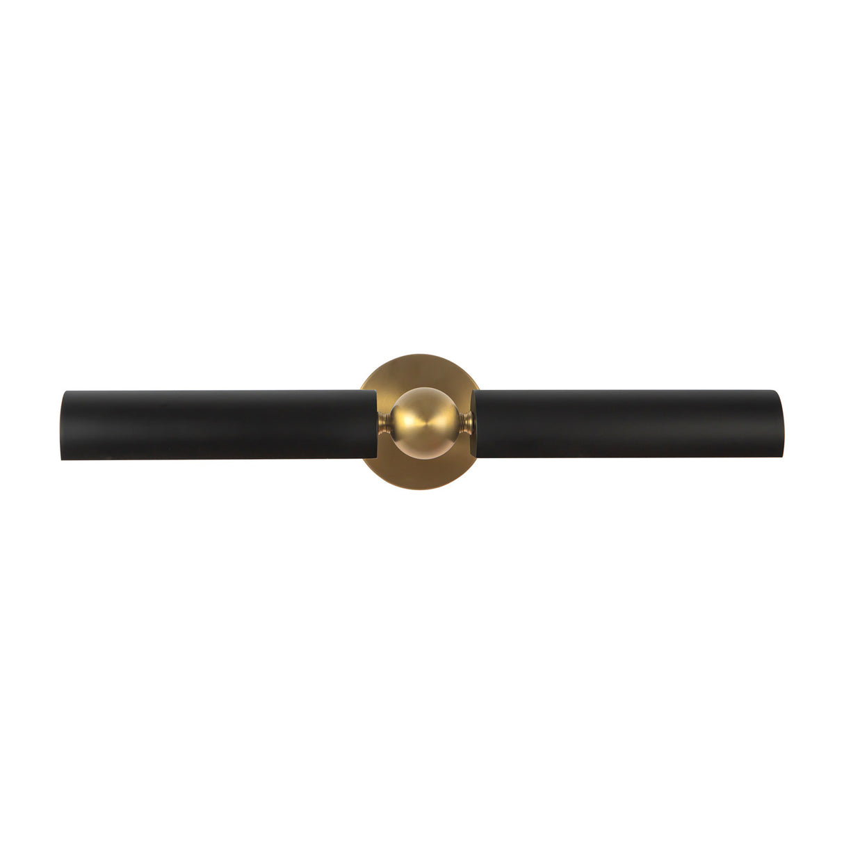 Deedra Picture Light 23", Matte Black and Brushed Brass