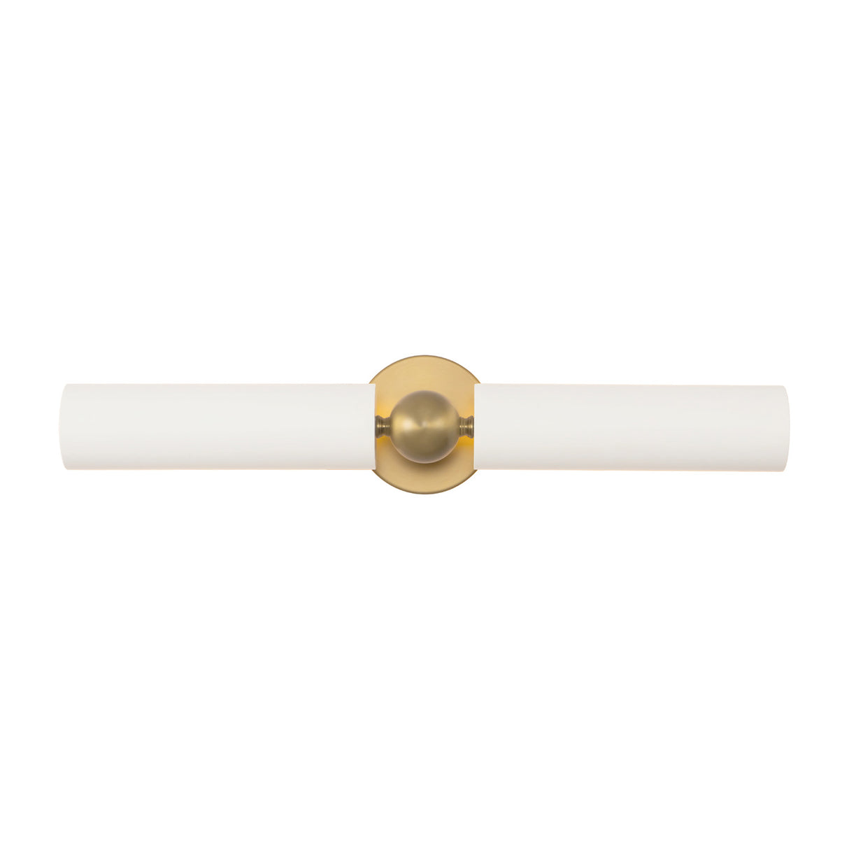 Deedra Picture Light 23", White and Brushed Brass
