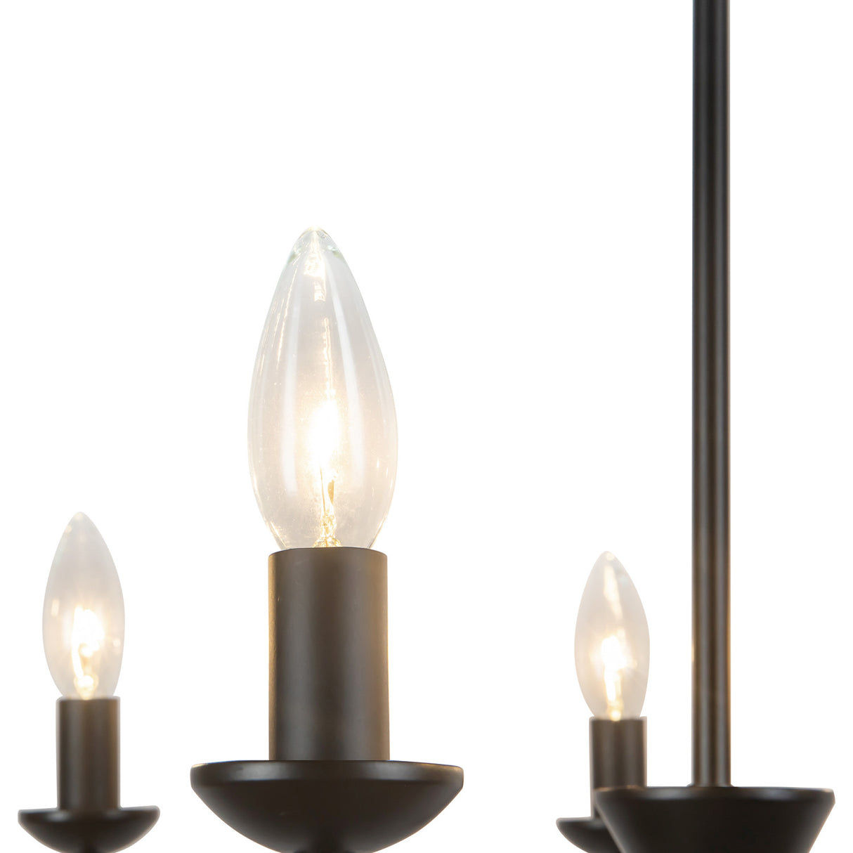 Channing 7 Light Chandelier 26", Matte Black