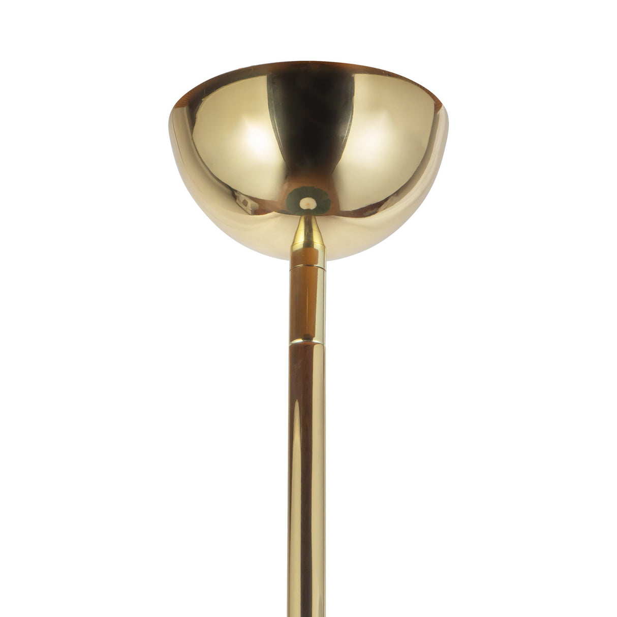 Babette Medium LED Pendant 16", Hunter Green and Brass