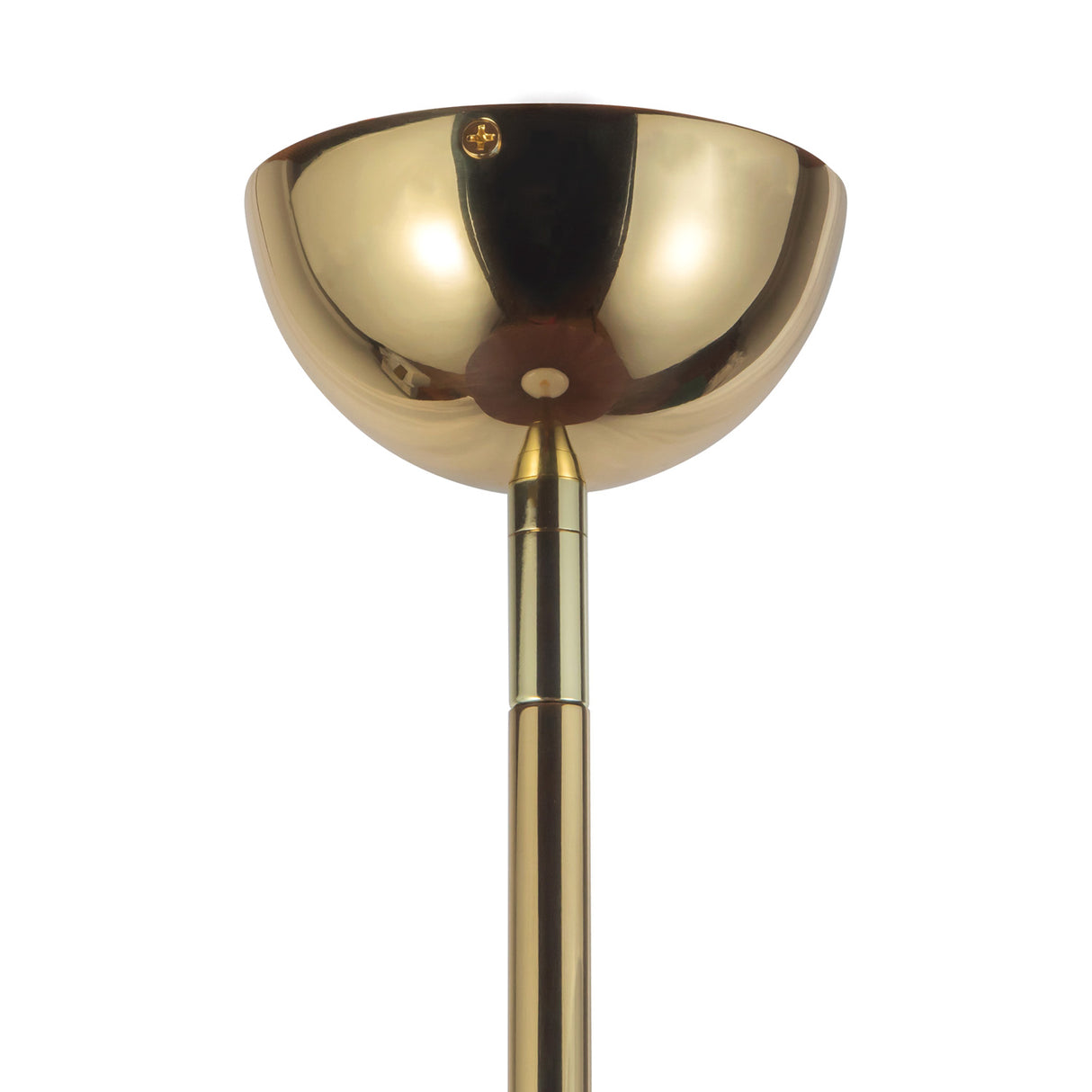 Babette Large LED Pendant 25", Maroon and Brass