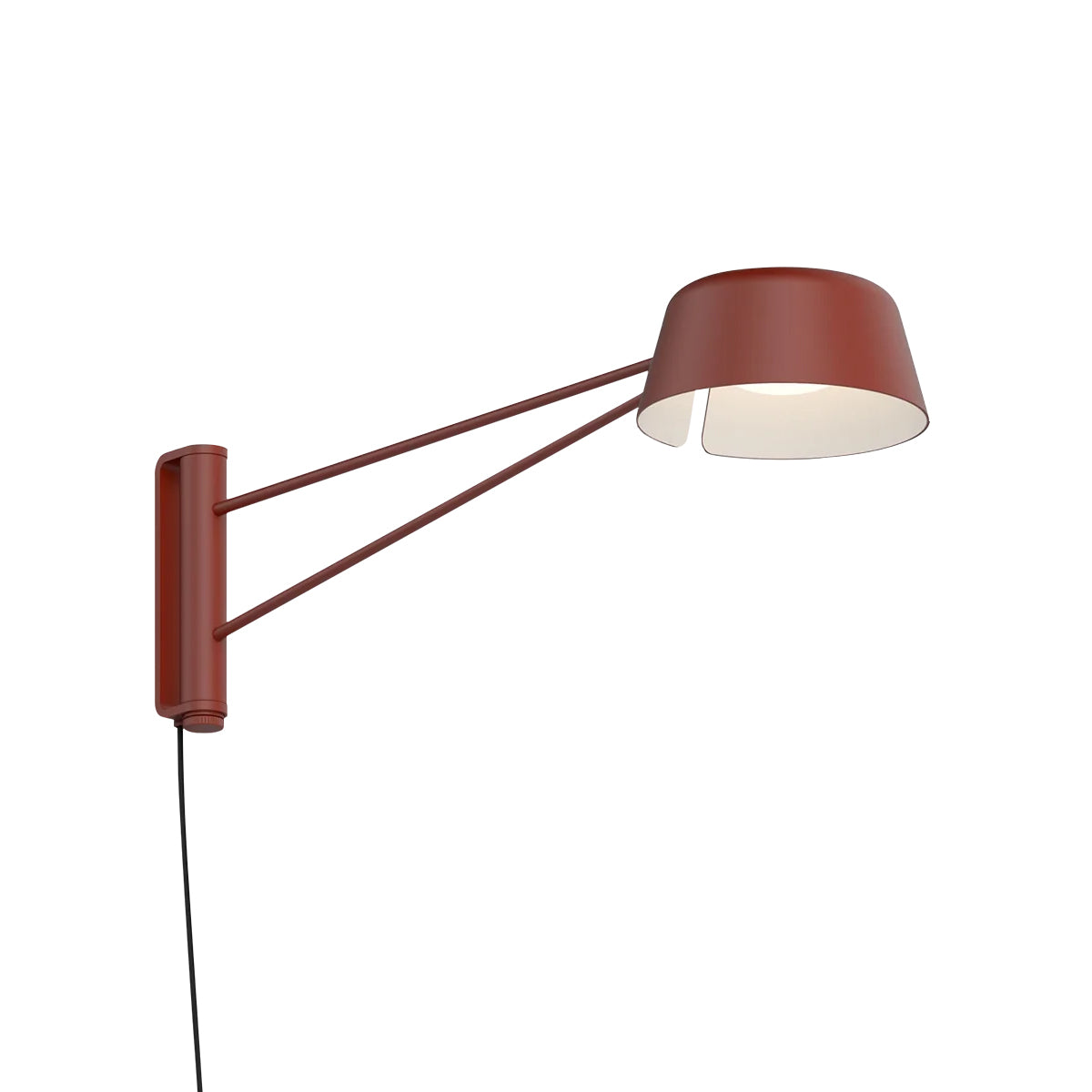 Jude Medium LED Swing Arm Sconce, Paprika
