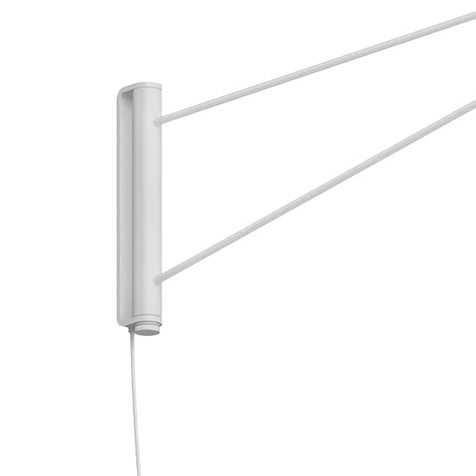 Jude Extra Large LED Swing Arm Sconce, Light Gray