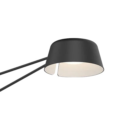 Jude Extra Large LED Swing Arm Sconce, Black