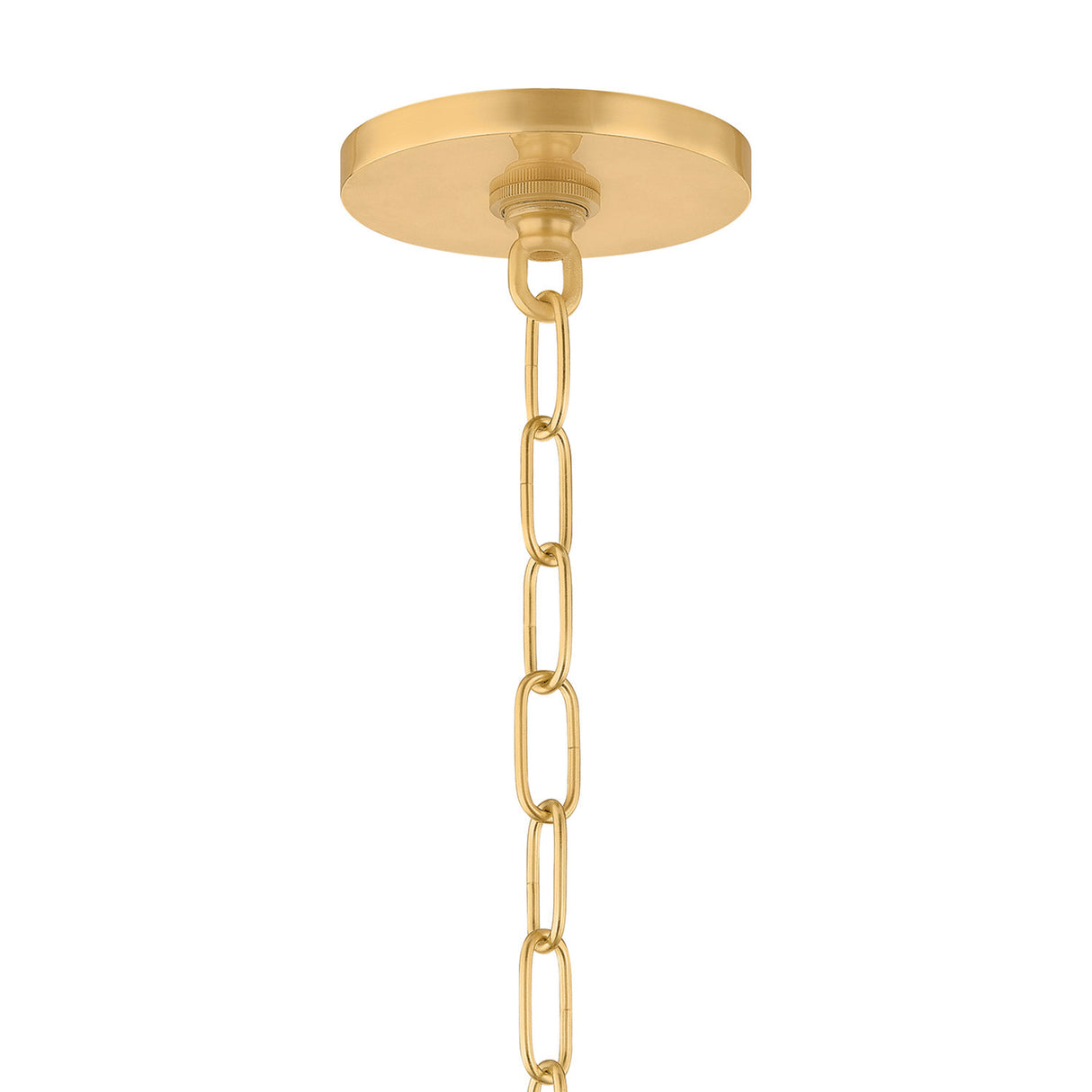 Arianne Small Pendant 12", Aged Brass and Smoke Taupe Glass