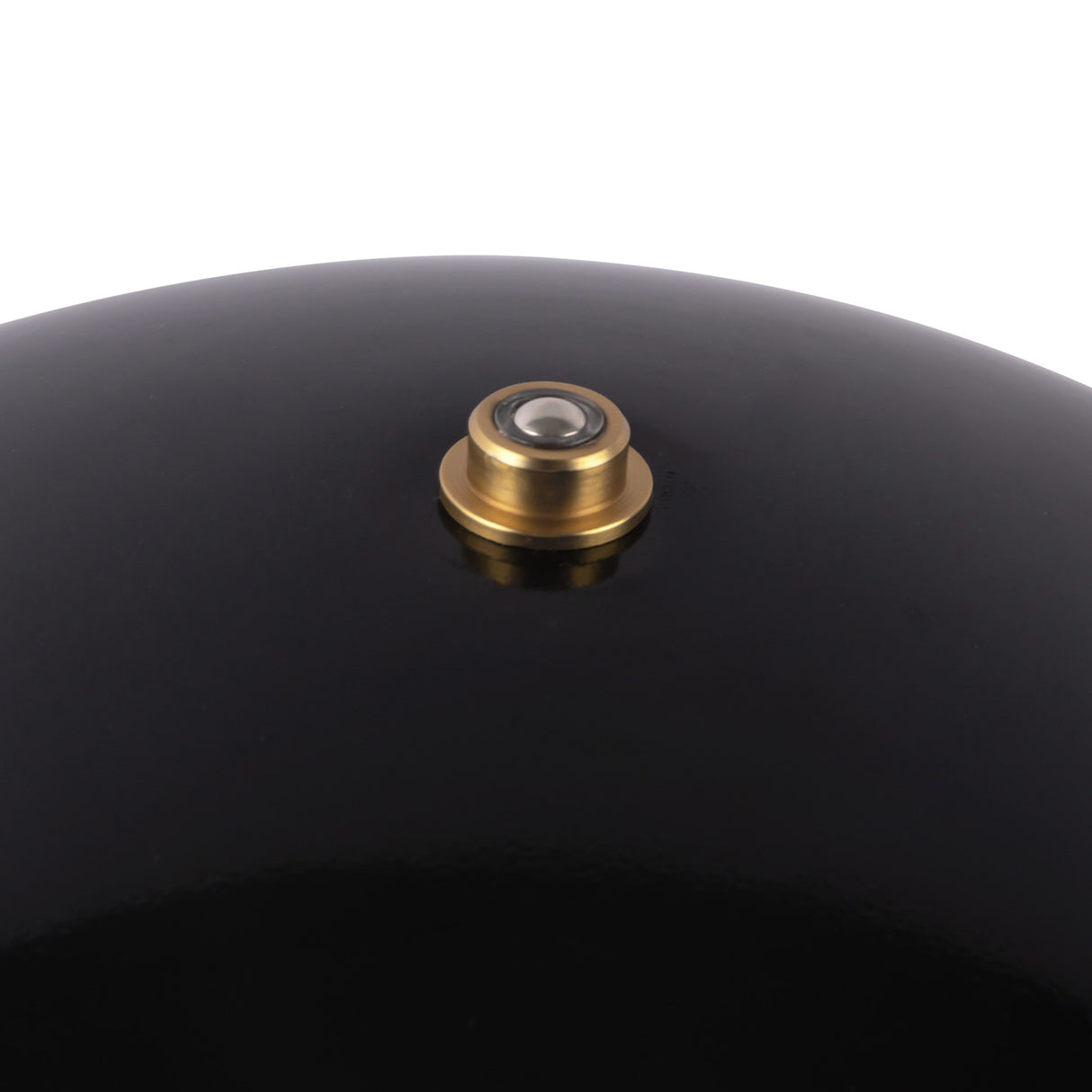 Aubrey LED Table Lamp 14", Glossy Black