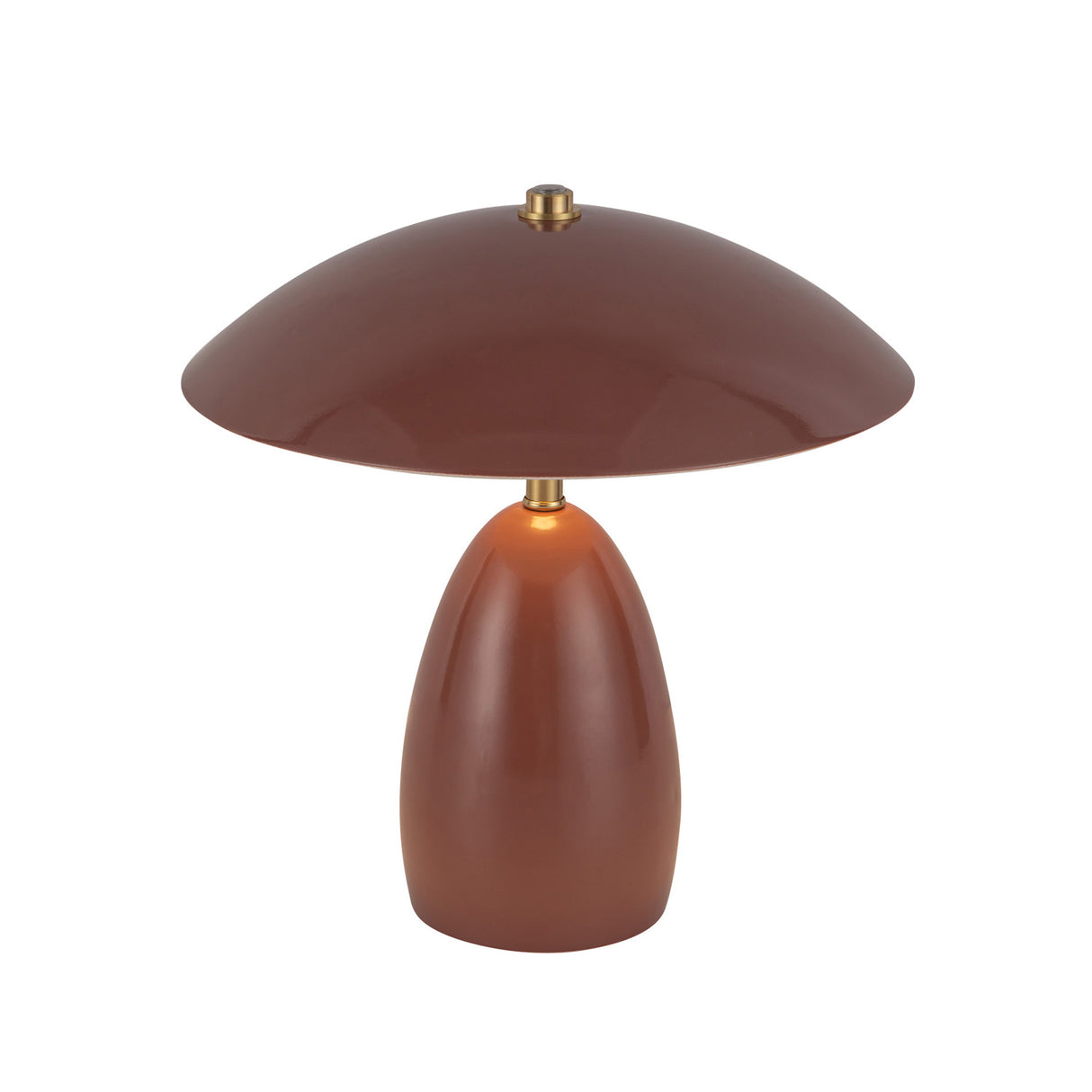 Aubrey Rechargeable Table Lamp 11", Maroon