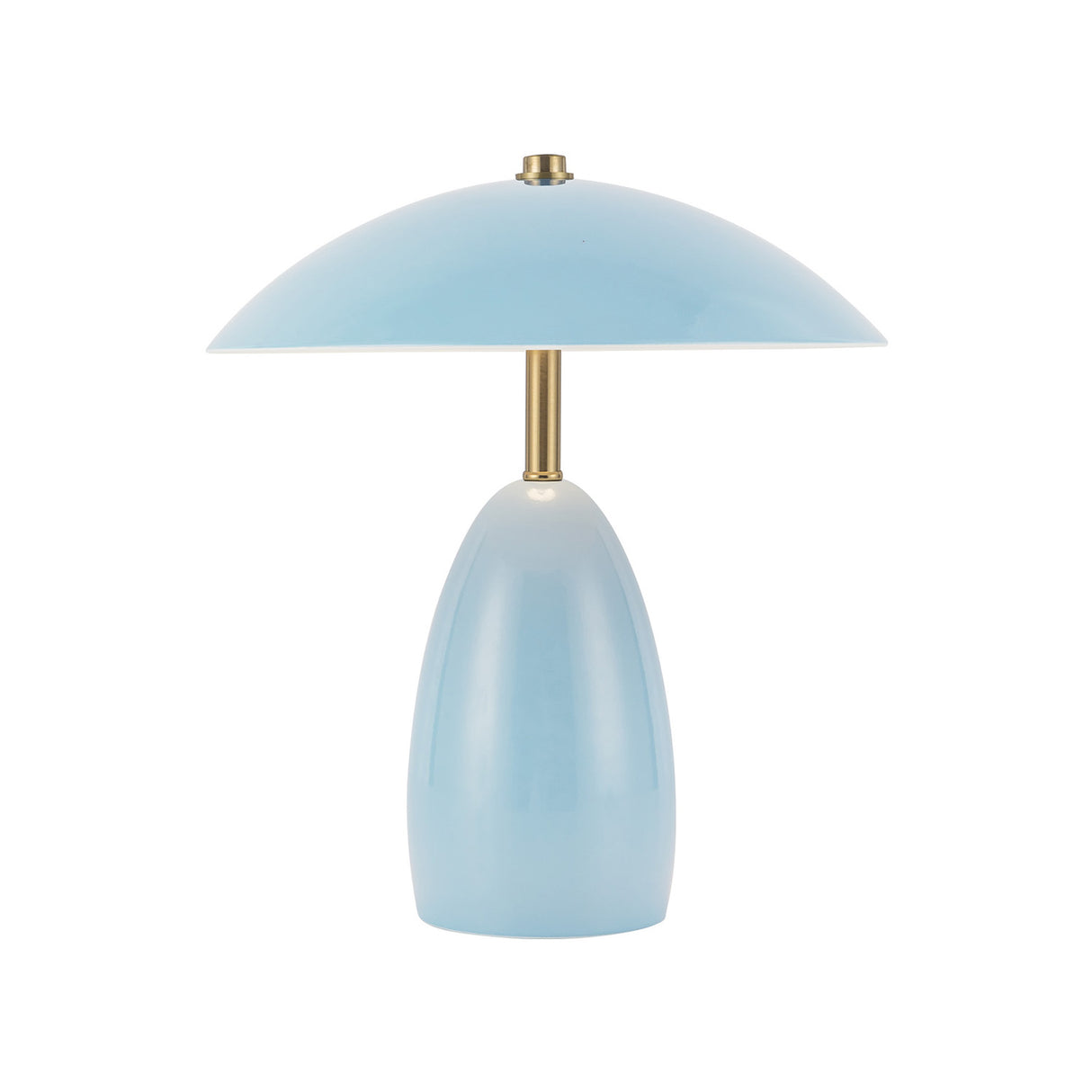 Aubrey Rechargeable Table Lamp 11", Baby Blue