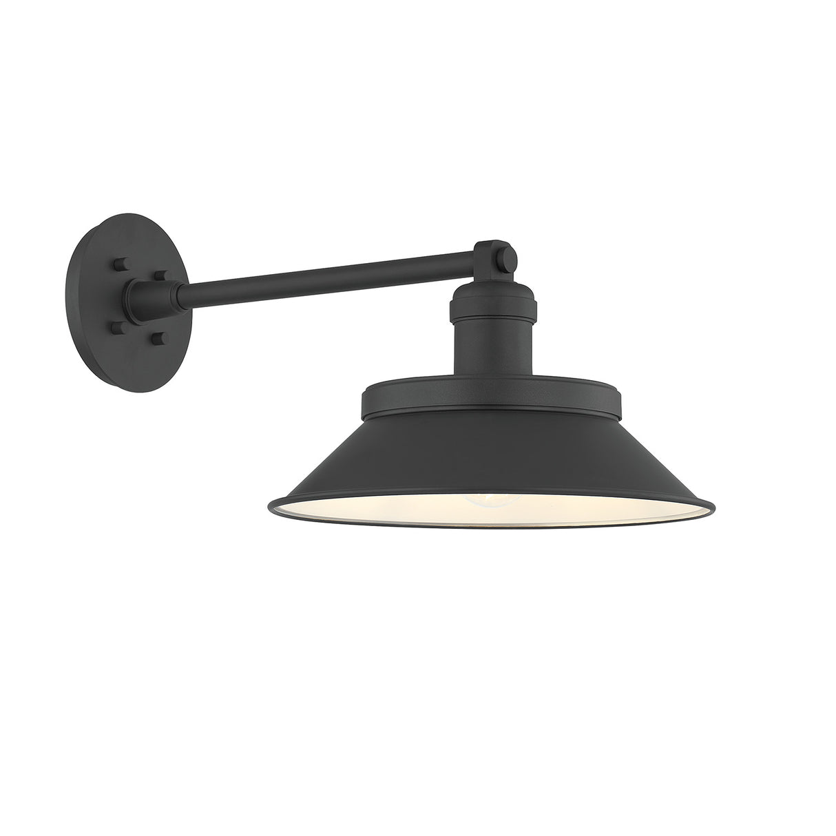 Vinya Outdoor Wall Light, Medium, Matte Black