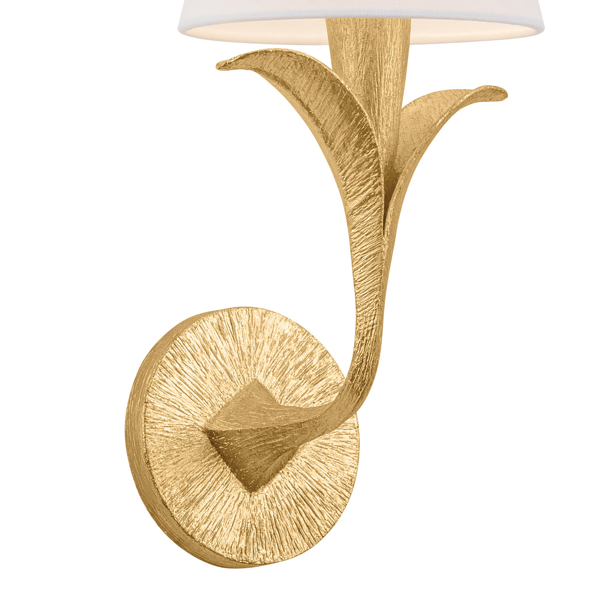 Junia Wall Sconce 17", Textured Gold