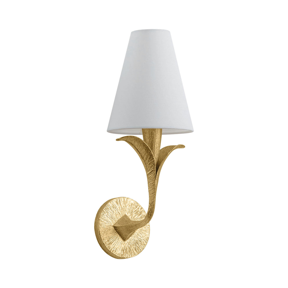 Junia Wall Sconce 17", Textured Gold