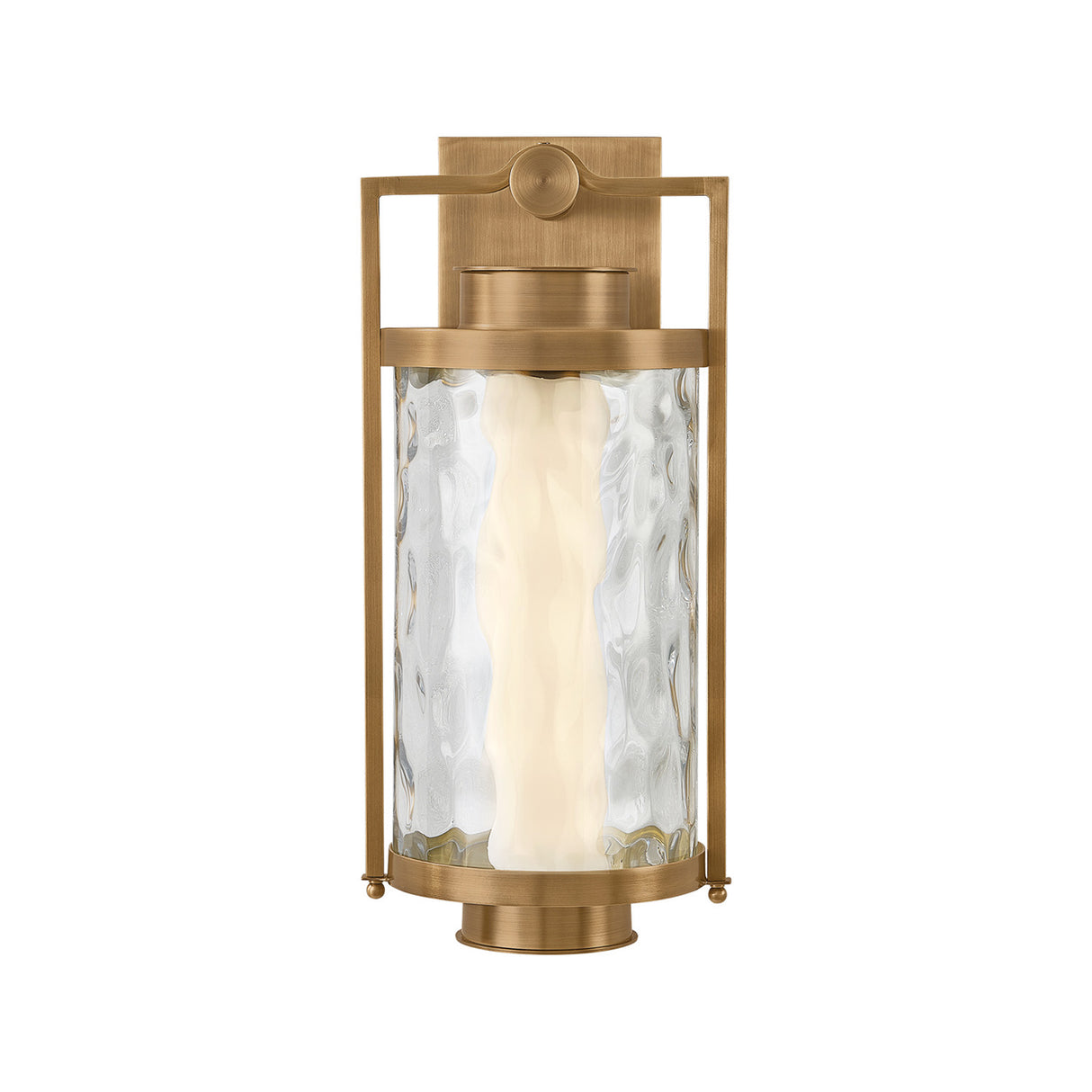 Catalina LED Outdoor Wall Light, Medium 17", Patina Brass