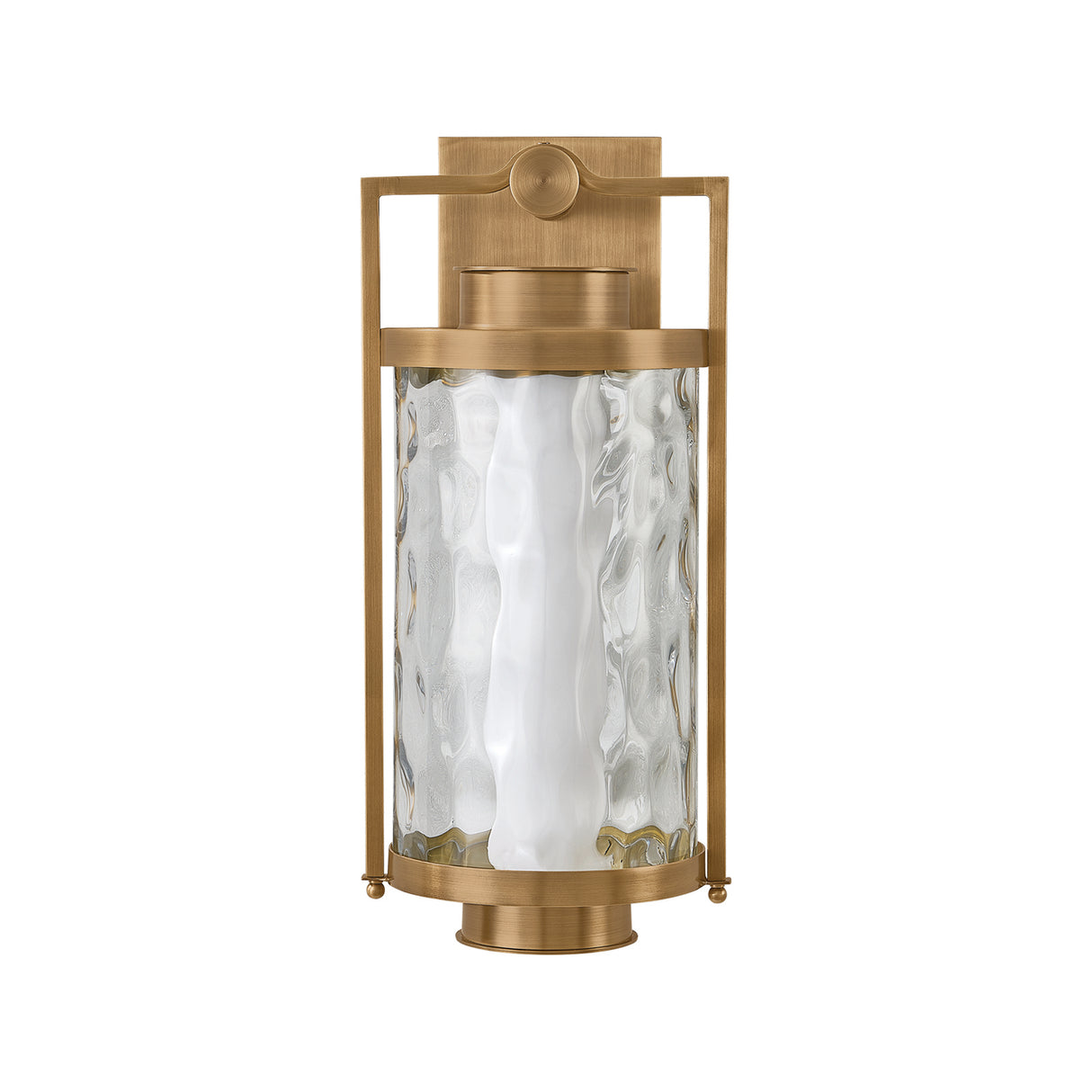 Catalina LED Outdoor Wall Light, Medium 17", Patina Brass