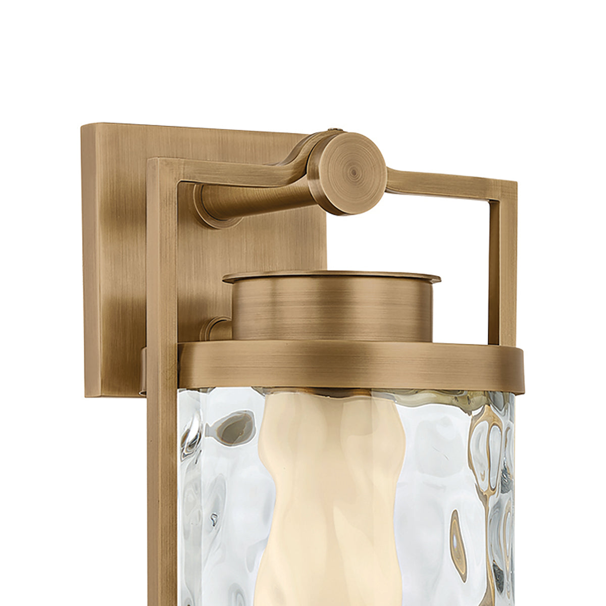 Catalina LED Outdoor Wall Light, Medium 17", Patina Brass