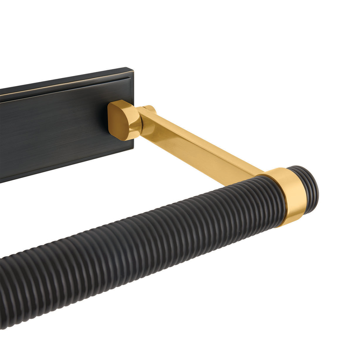 Heath LED Picture Light 24", Distressed Bronze and Aged Brass