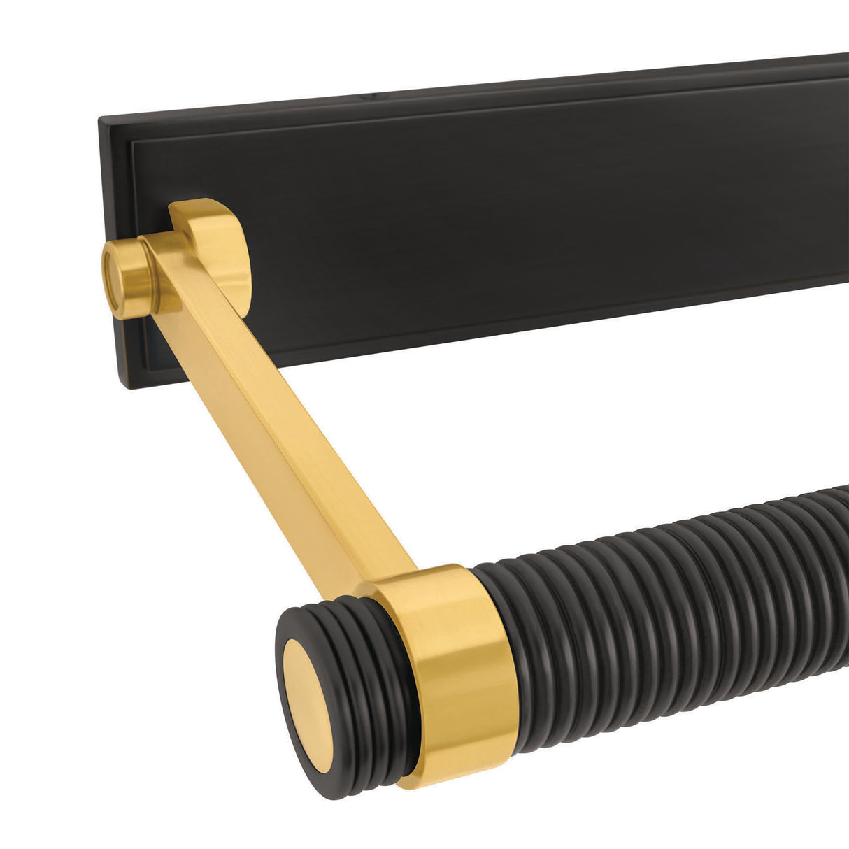 Heath LED Picture Light 30", Distressed Bronze and Aged Brass