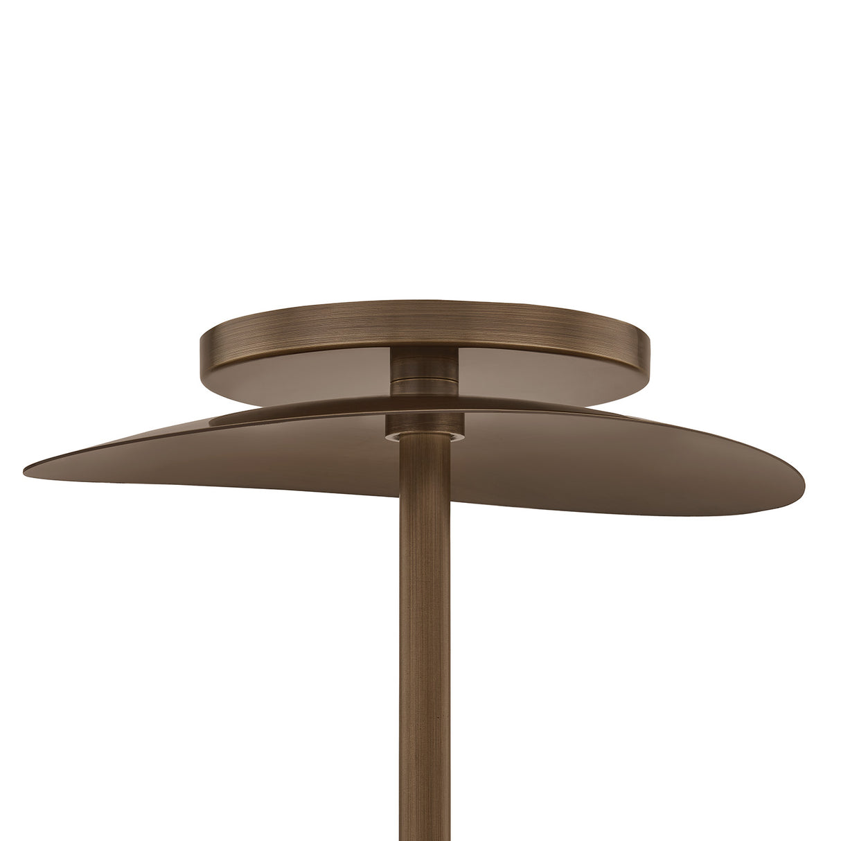Azaria Semi-Flush 20", Bronze Piastra Glass
