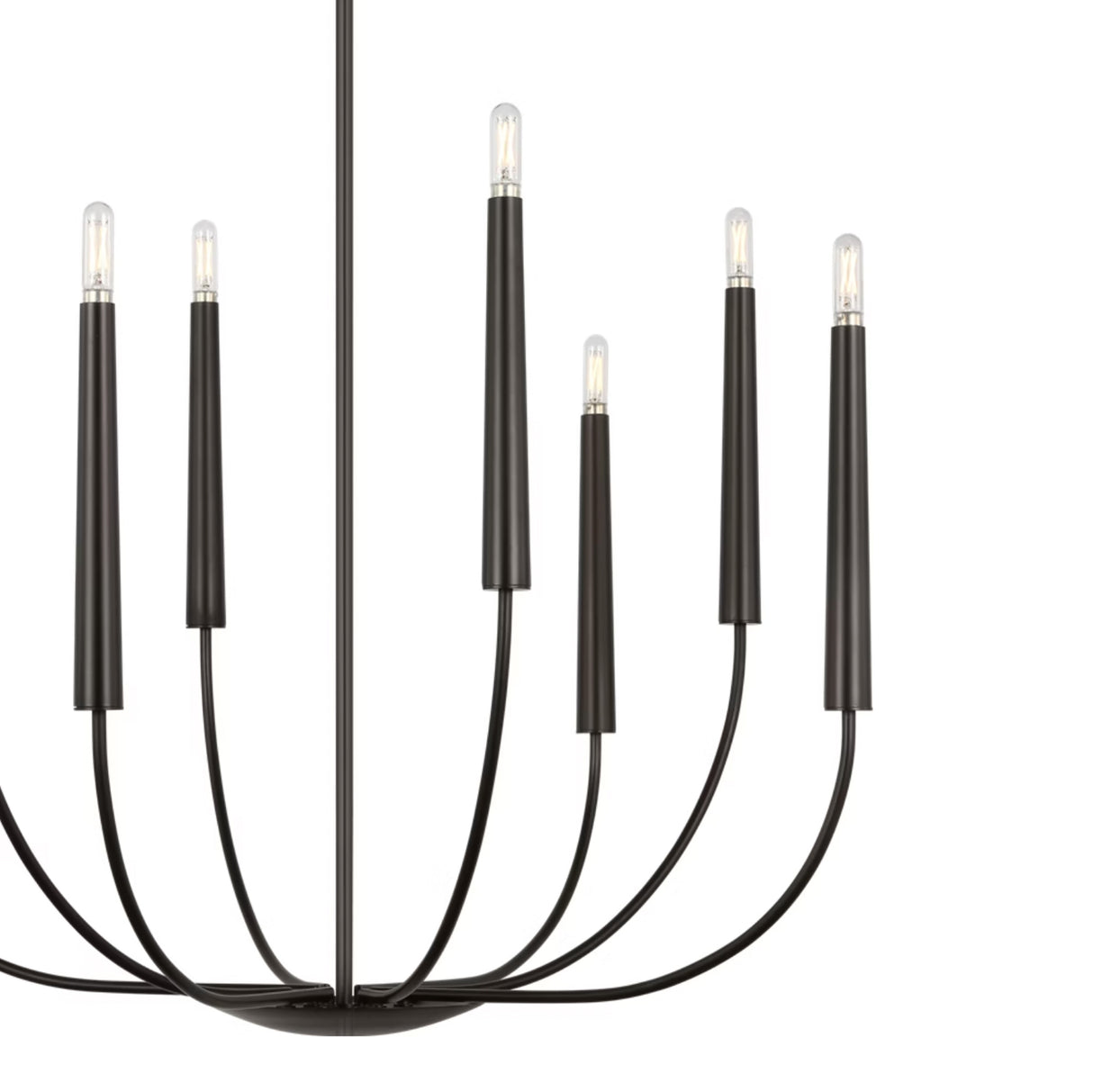 Solana 8 Light Chandelier 34", Aged Iron