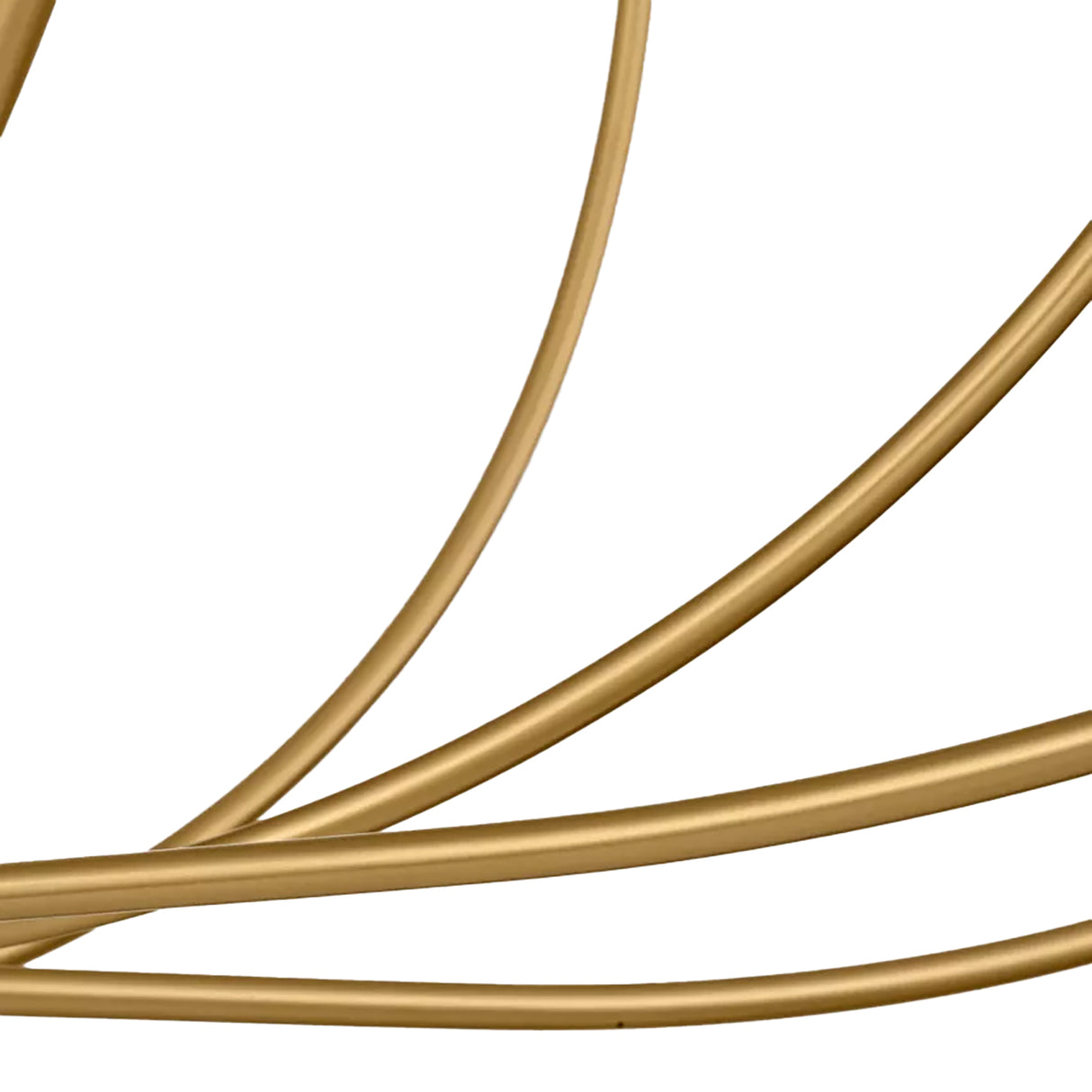 Solana 12 Light Chandelier 48", Modern Brass