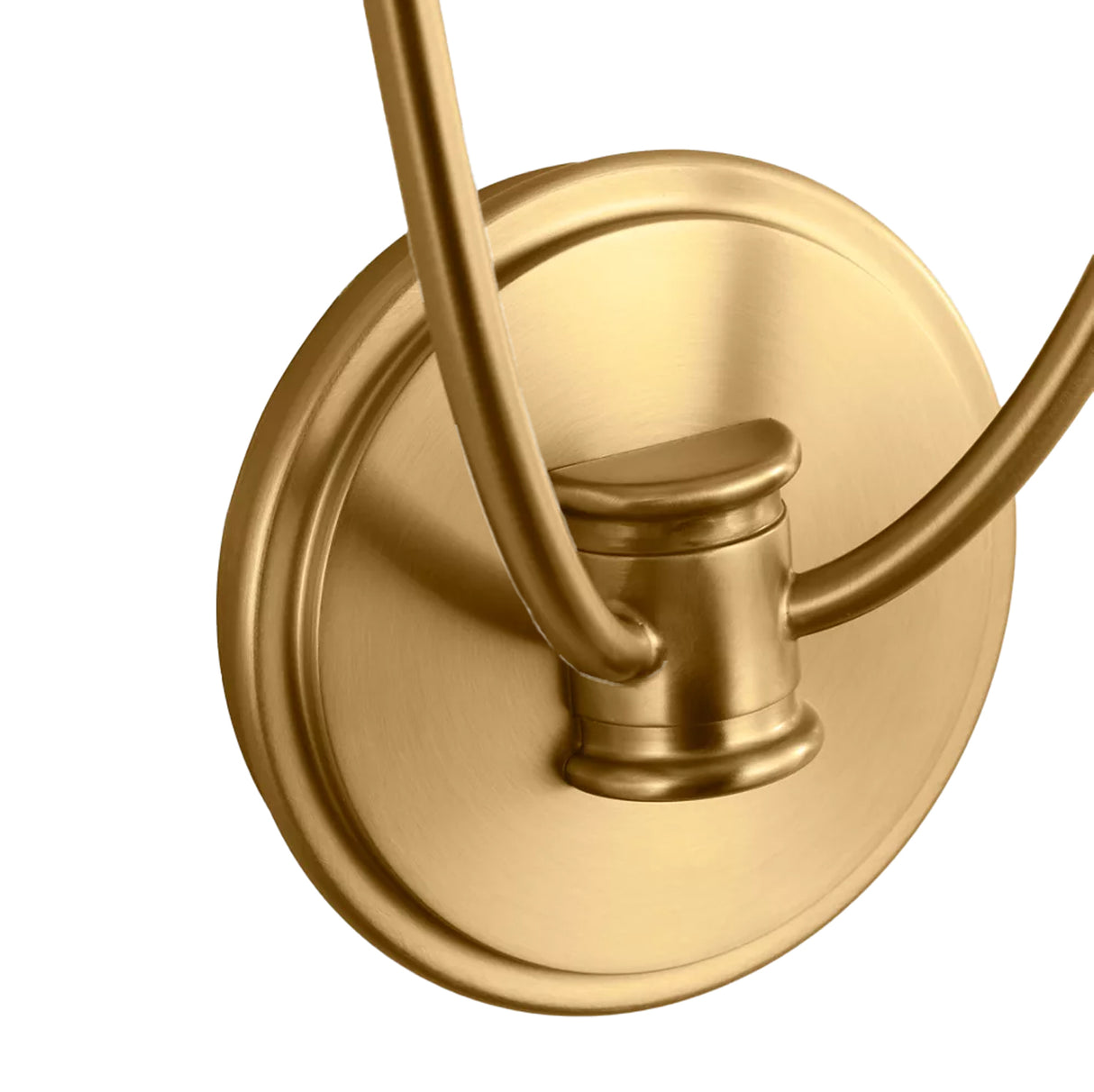 Cordelia Double Wall Sconce 18", Modern Brass