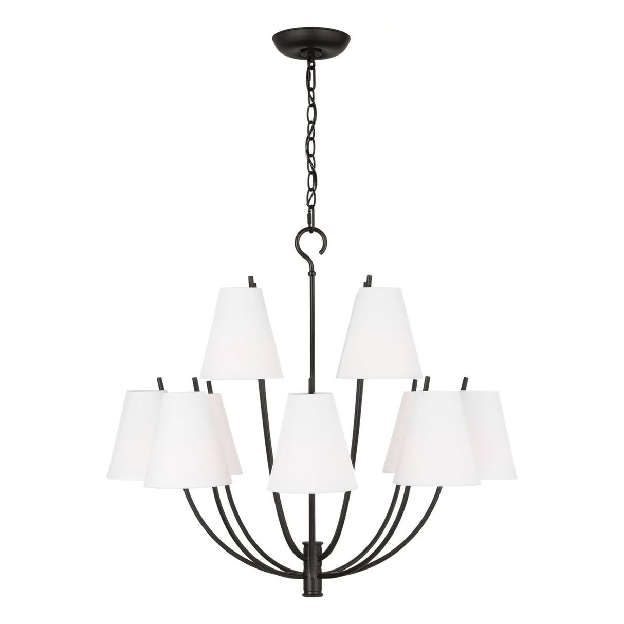 Cordelia 12 Light Chandelier 30", Aged Iron