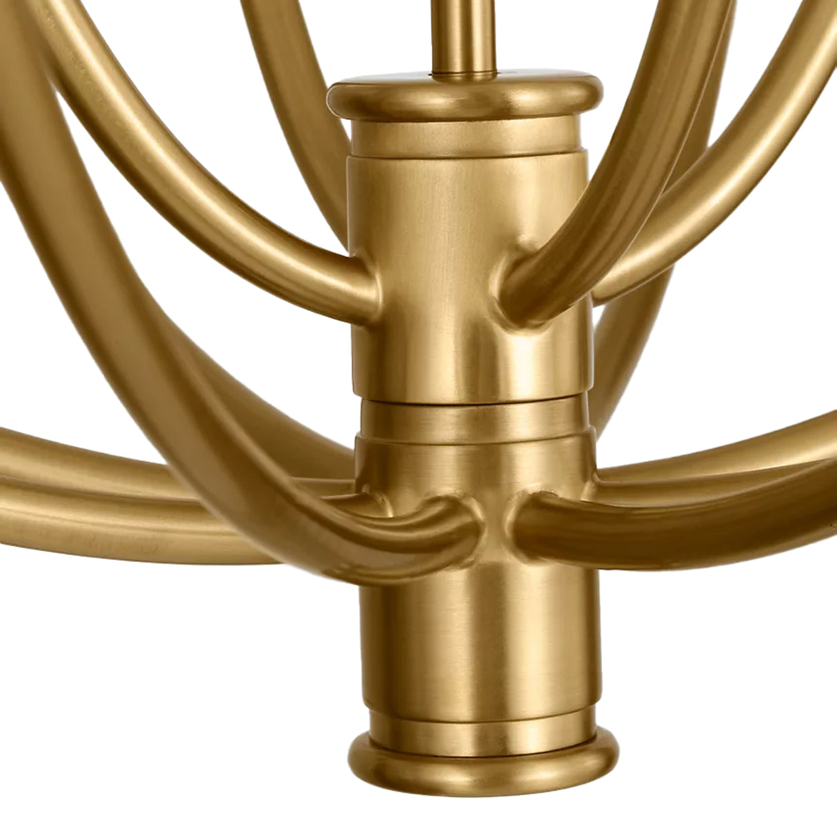 Cordelia 12 Light Chandelier 30", Modern Brass