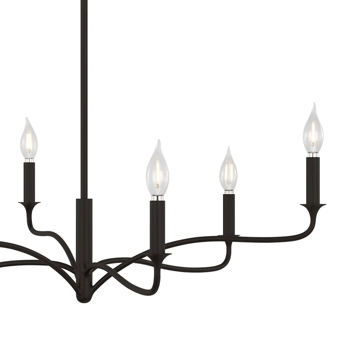 Harwick 6 Light Chandelier 32", Aged Iron