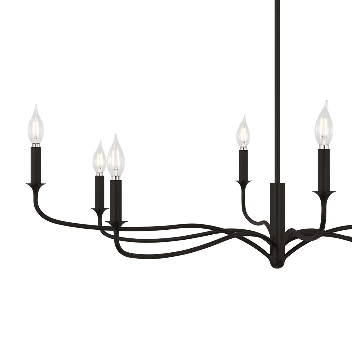 Harwick 8 Light Chandelier 42", Aged Iron