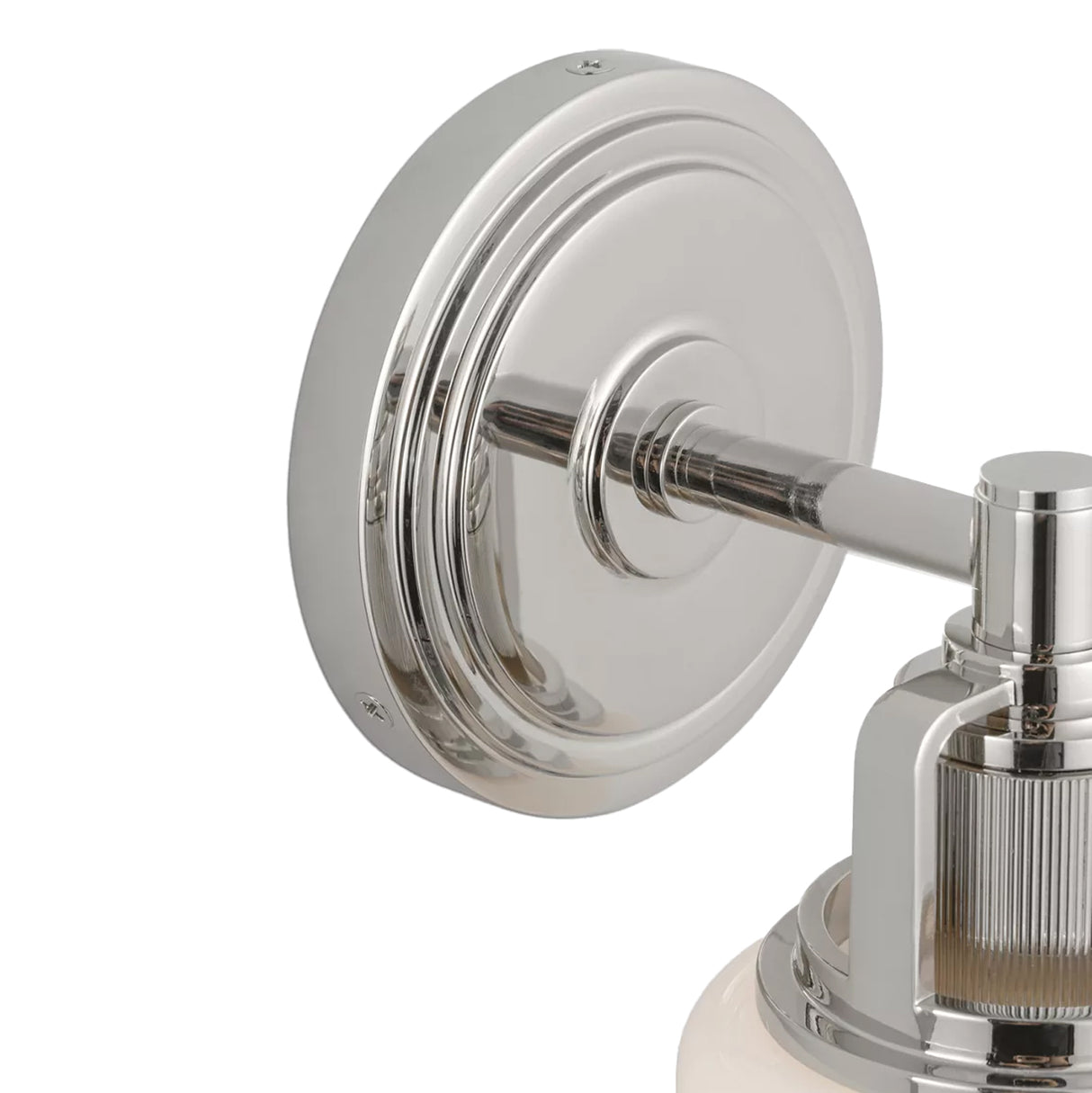 Claxton Wall Sconce 11", Polished Nickel