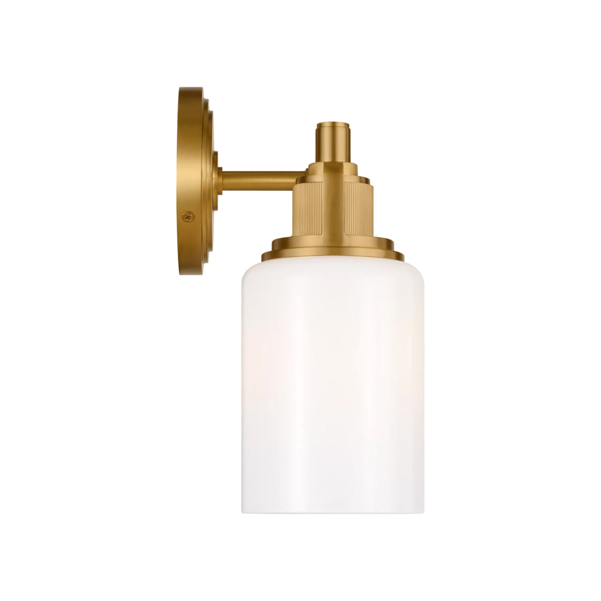 Claxton 2 Light Vanity 14", Modern Brass
