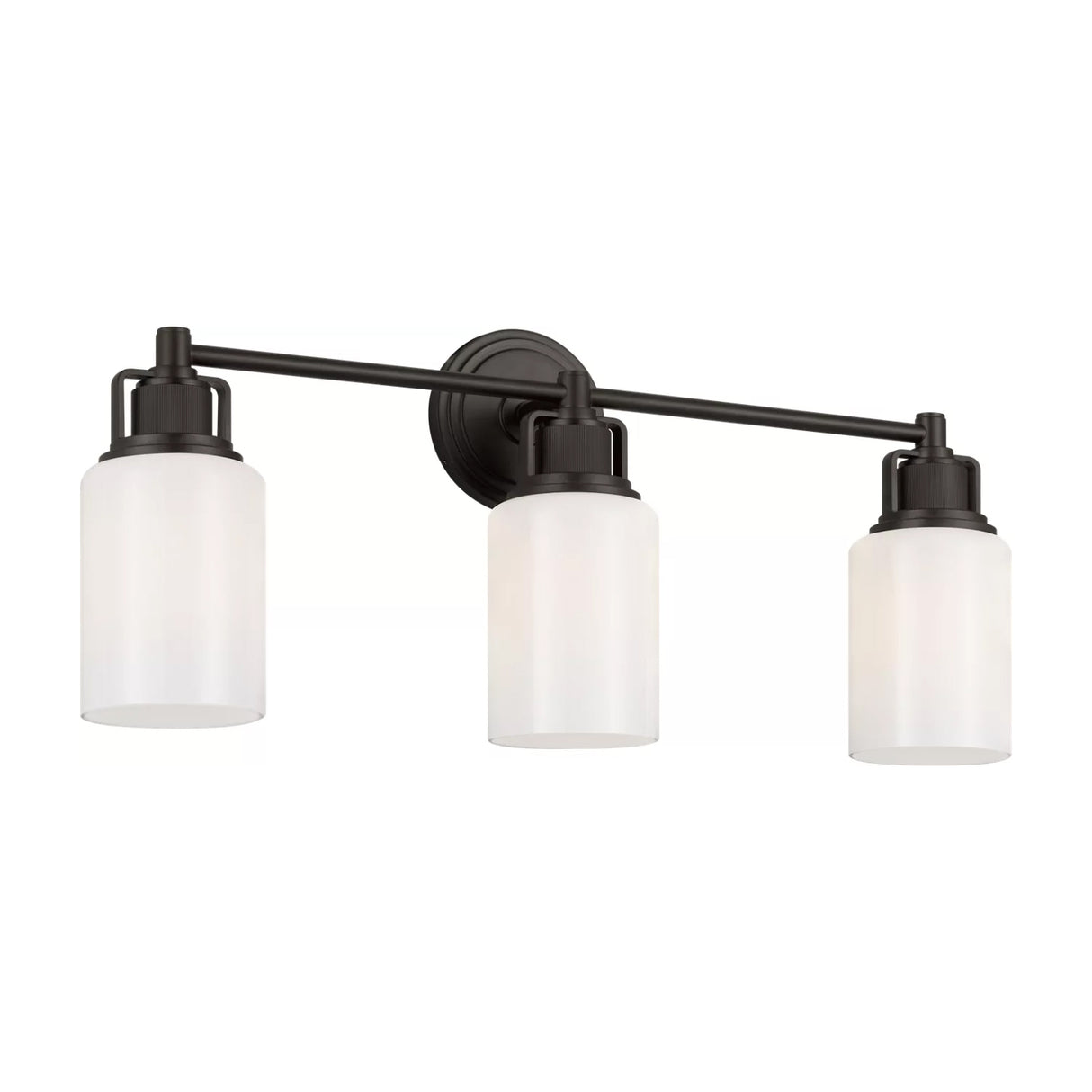 Claxton 3 Light Vanity 24", Aged Iron