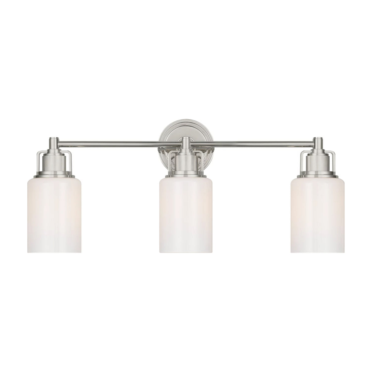 Claxton 3 Light Vanity 24", Polished Nickel