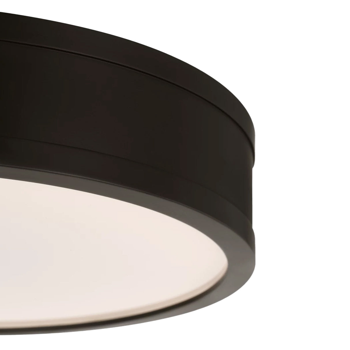 Merton Round LED Semi-Flush 12", Aged Iron