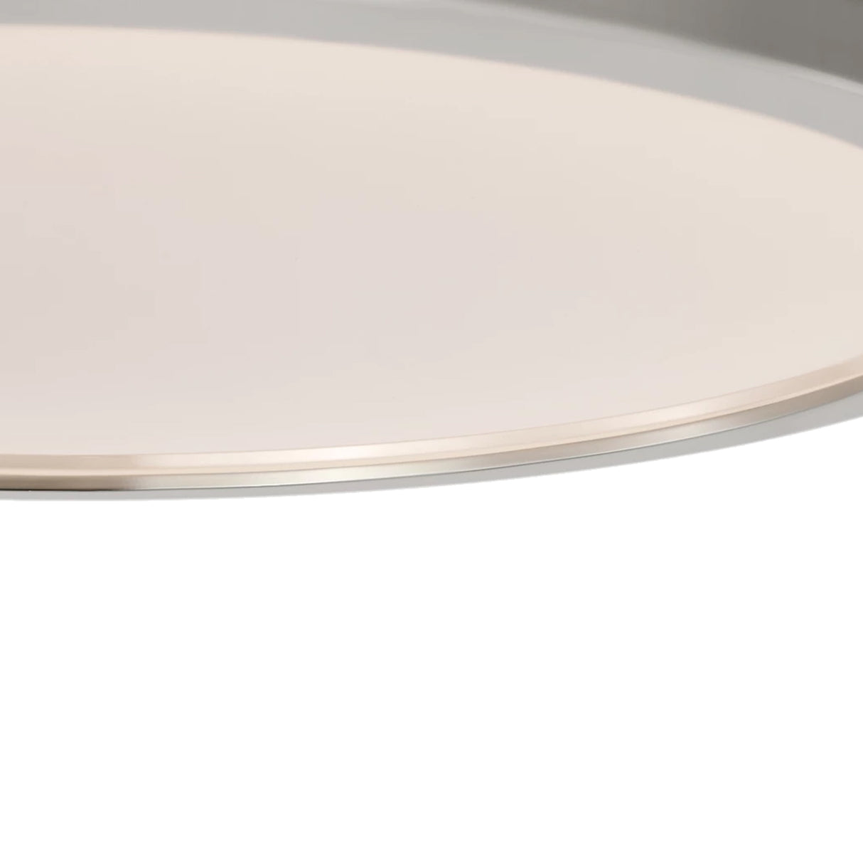 Merton Round LED Semi-Flush 12", Polished Nickel