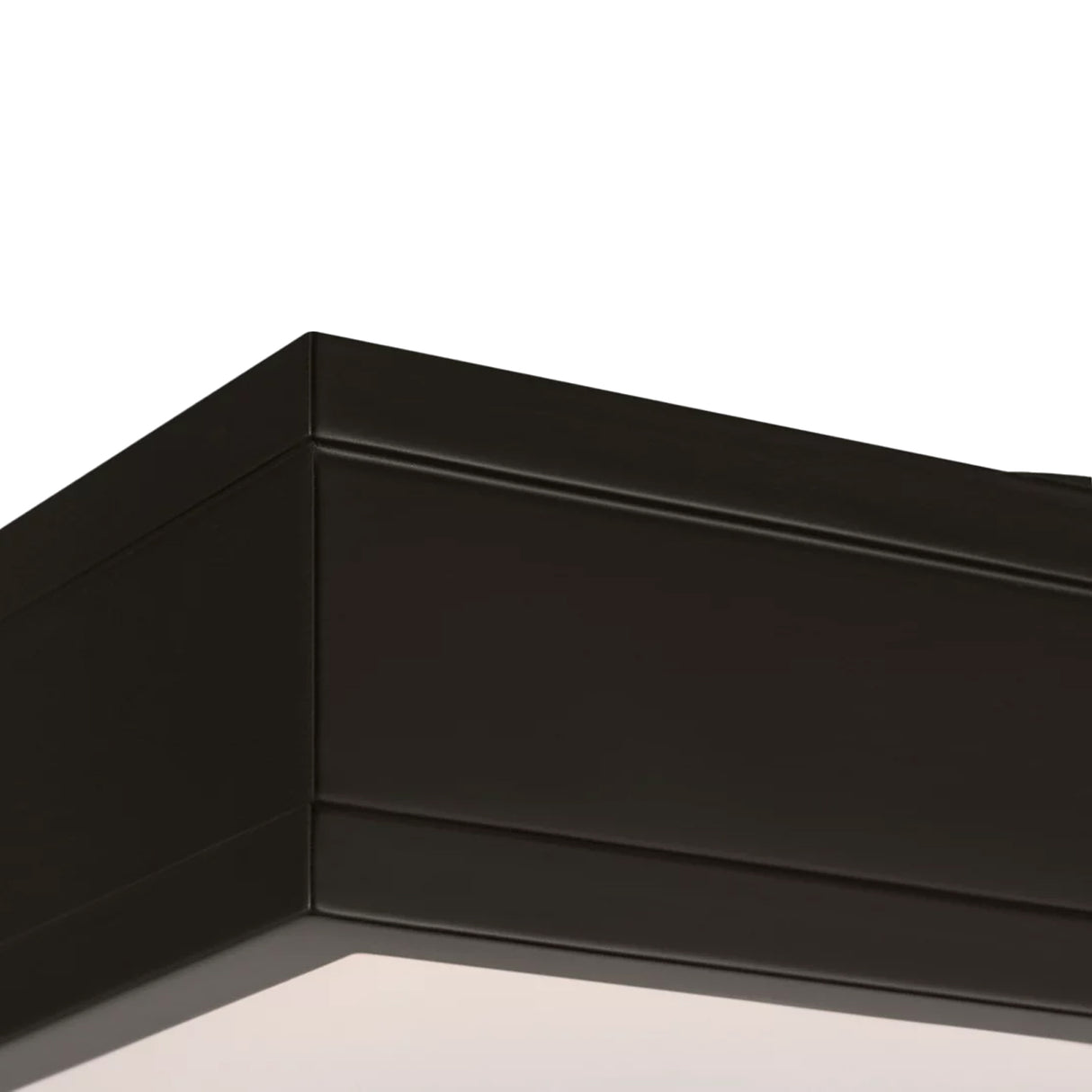 Merton Square LED Semi-Flush 16", Aged Iron