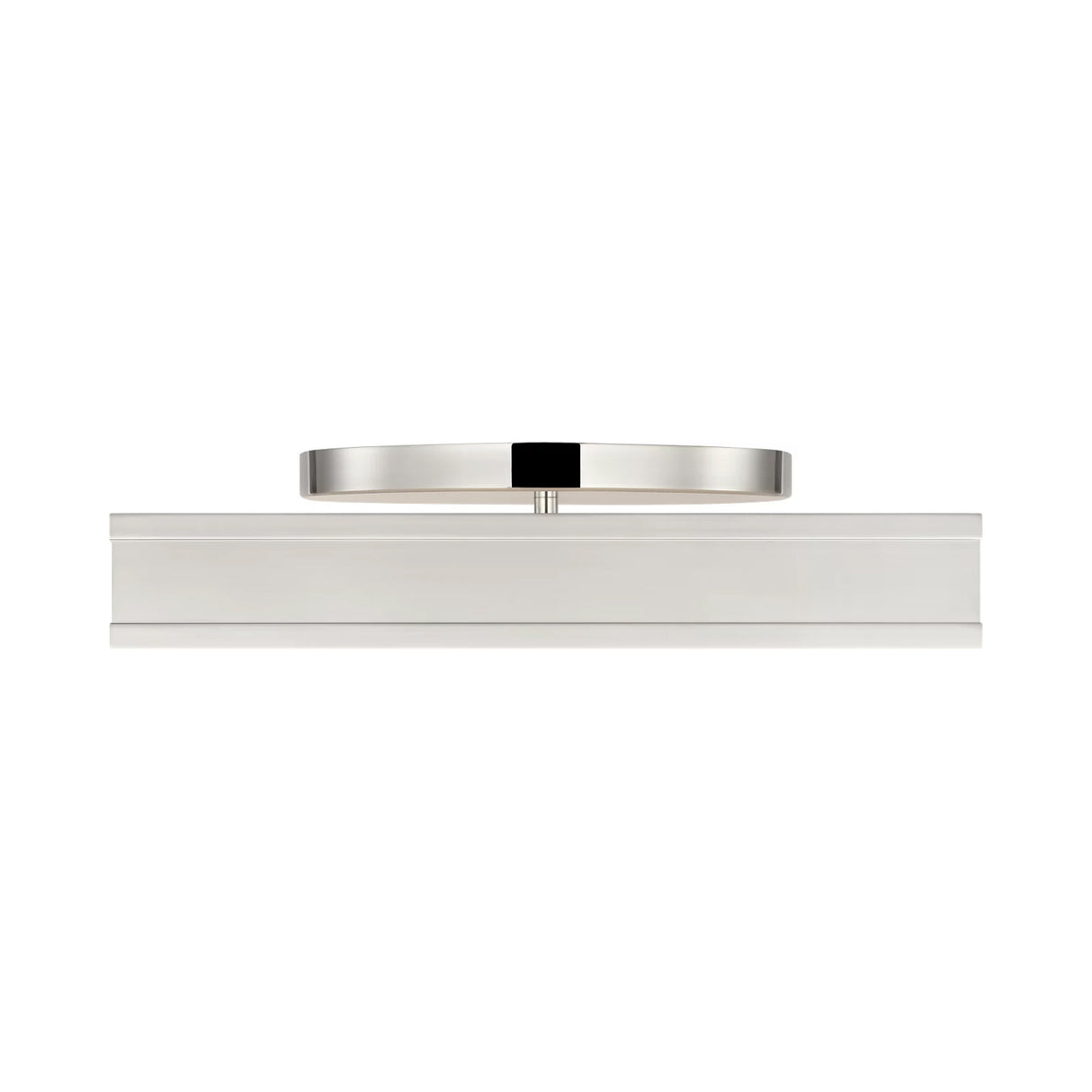 Merton Square LED Semi-Flush 16", Polished Nickel