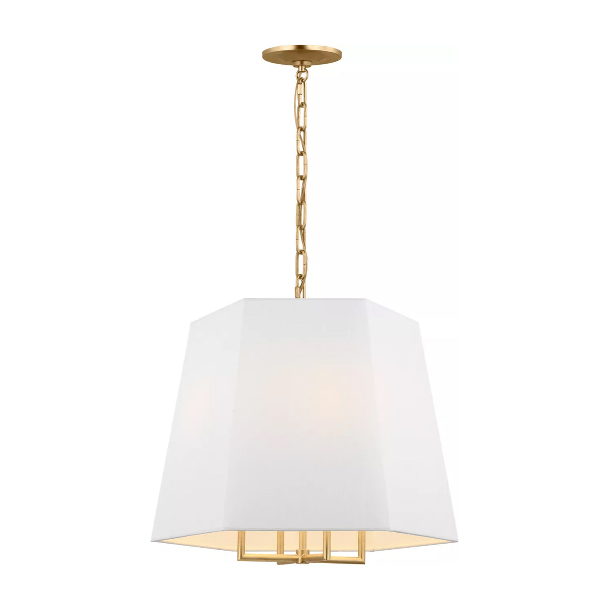 Bellara Large Pendant 20", Gilded Brass