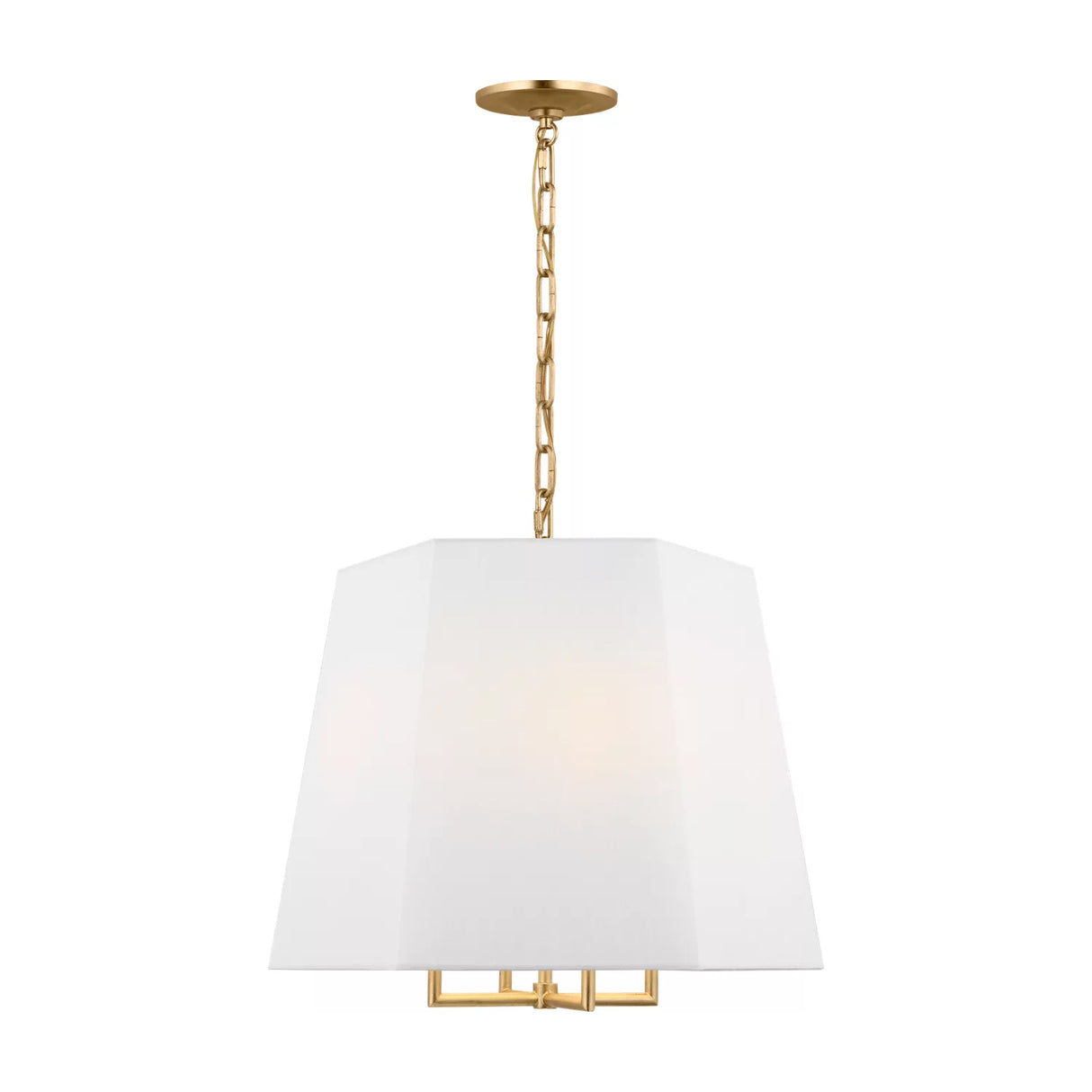 Bellara Large Pendant 20", Gilded Brass