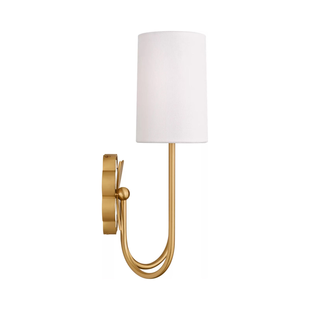 Ashby Double Wall Sconce 14", Modern Brass and Mirror Glass