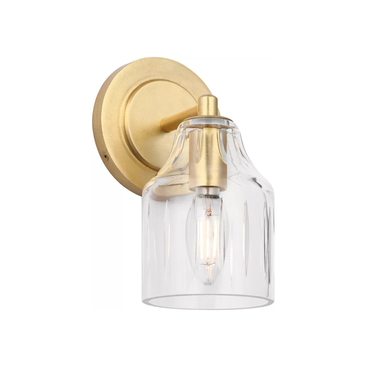 Radwell Wall Sconce 8", Gilded Brass